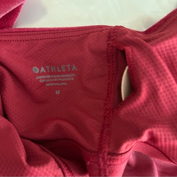 ATHLETA Elation Velvet Tight Leggings and Cropped Workout Top Matching Set - Picture 11 of 15